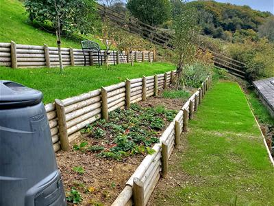 Rear Terraced Garden